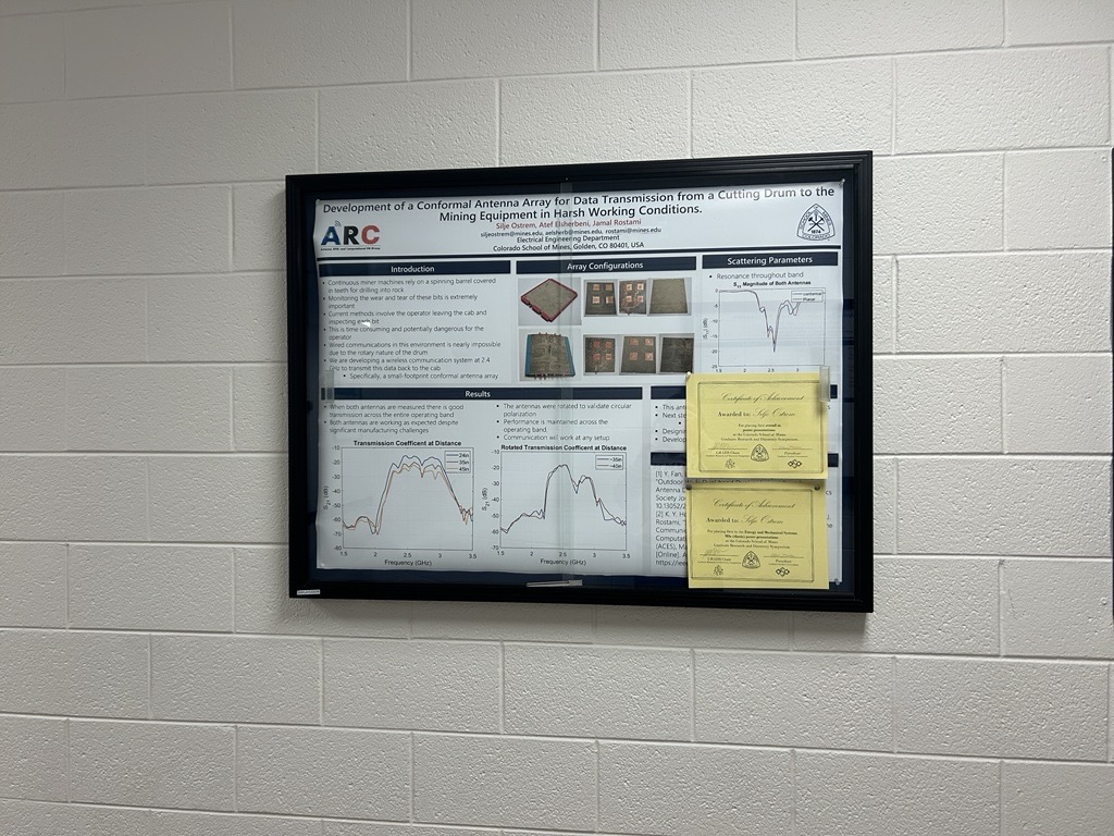 Silje with winning poster